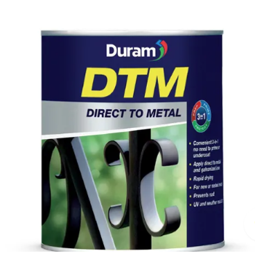 Duram DTM Direct to Metal Smooth Grey 250ml