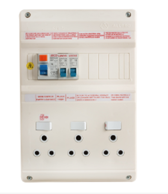 Eurolux 13 Module Ready Board with 3 x 16A Sockets