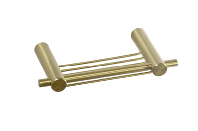 BluTide Sage Soap Basket Brushed Brass SA08836A