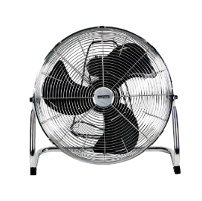 Eurolux 120W Industrial Floor Fan 20" Chrome